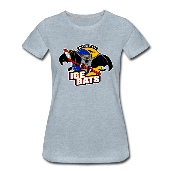 Austin Ice Bats Women’s T-Shirt - heather ice blue