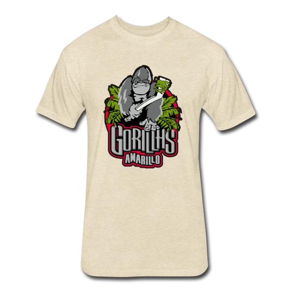 Amarillo Gorillas T-Shirt (Premium Tall 60/40) - heather cream
