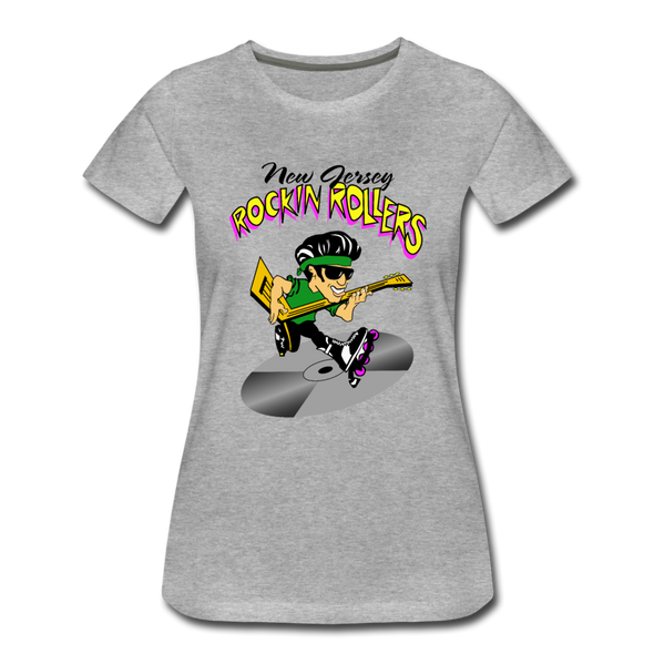 New Jersey Rockin Rollers Women's T-Shirt - heather gray