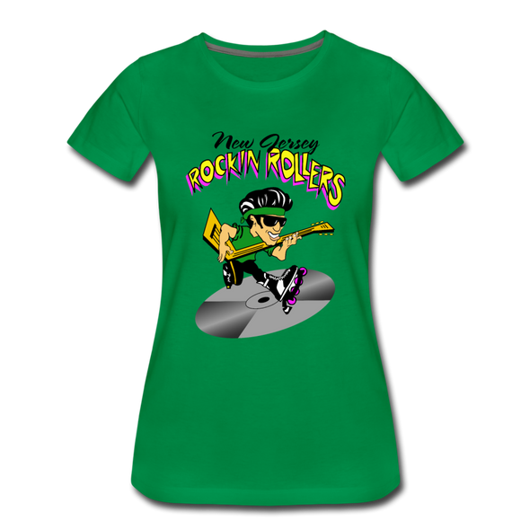 New Jersey Rockin Rollers Women's T-Shirt - kelly green