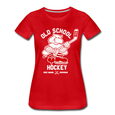Port Huron Old School Women's T-Shirt - red