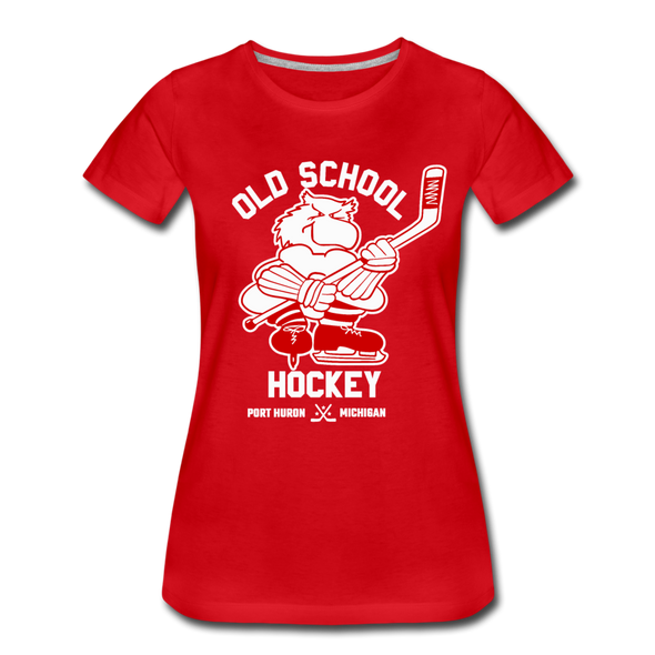 Port Huron Old School Women's T-Shirt - red