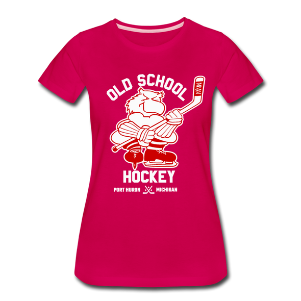 Port Huron Old School Women's T-Shirt - dark pink