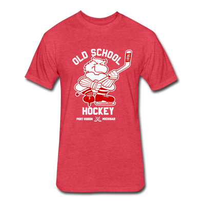 Port Huron Old School T-Shirt (Premium Tall 60/40) - heather red