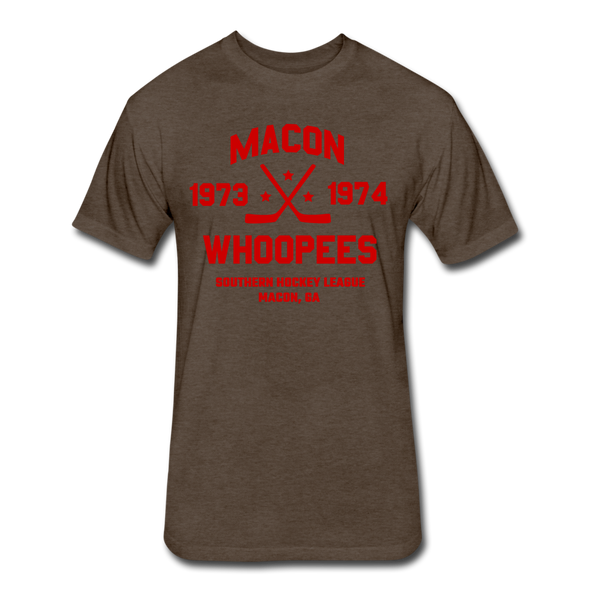 Macon Whoopees Dated T-Shirt (Premium) - heather espresso