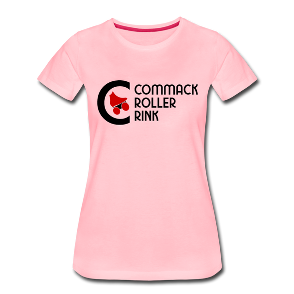 Commack Roller Rink Women’s T-Shirt - pink