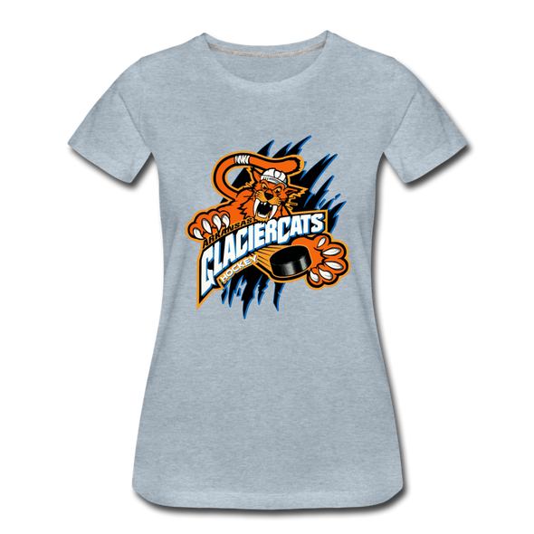 Arkansas Glaciercats Women's T-Shirt - heather ice blue