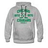 Chicago Cougars Double Sided Premium Hoodie - heather gray