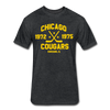 Chicago Cougars Dated T-Shirt (Premium Tall 60/40) - heather black