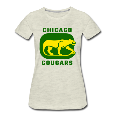 Chicago Cougars Women’s T-Shirt - heather oatmeal