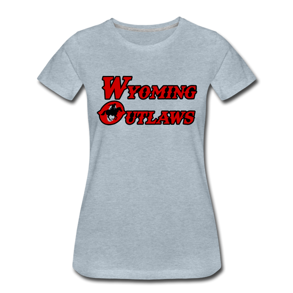 Wyoming Outlaws Women’s T-Shirt - heather ice blue