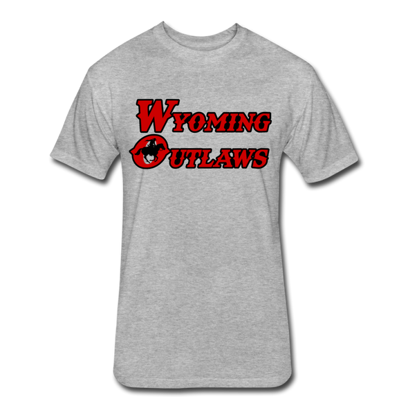 Wyoming Outlaws T-Shirt (Premium Tall 60/40) - heather gray