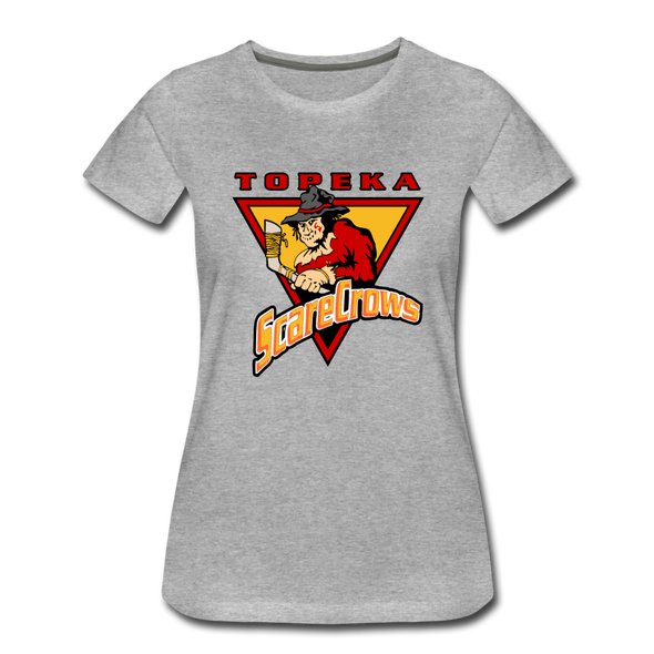 Topeka Scarecrows Women’s T-Shirt - heather gray