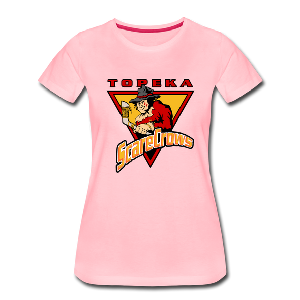 Topeka Scarecrows Women’s T-Shirt - pink