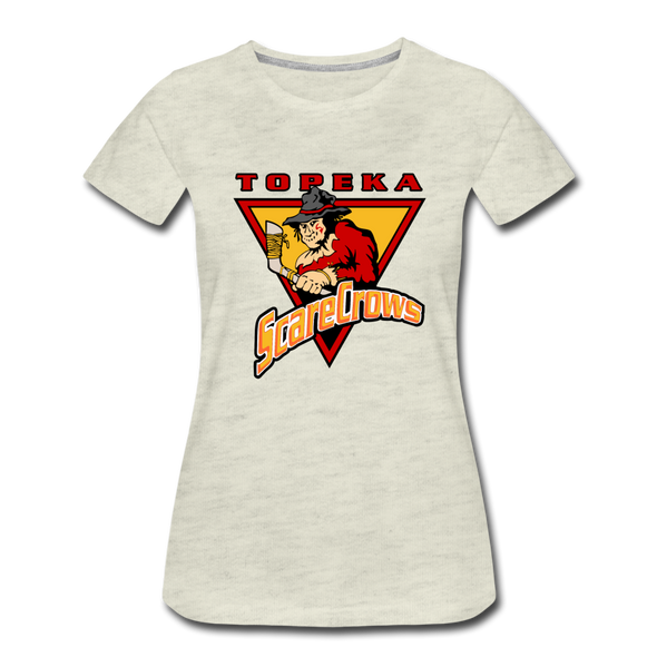 Topeka Scarecrows Women’s T-Shirt - heather oatmeal