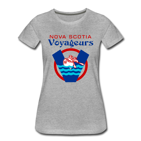 Nova Scotia Voyageurs Women's T-Shirt - heather gray