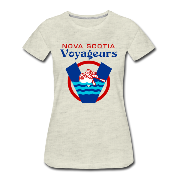Nova Scotia Voyageurs Women's T-Shirt - heather oatmeal