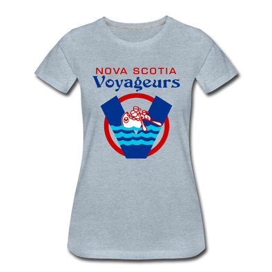 Nova Scotia Voyageurs Women's T-Shirt - heather ice blue