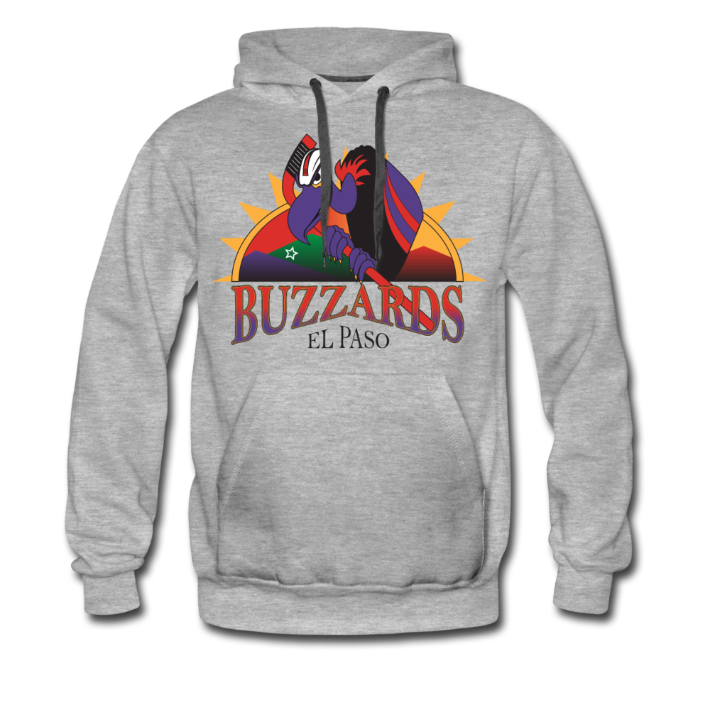 El Paso Buzzards Hoodie (Premium) - heather gray