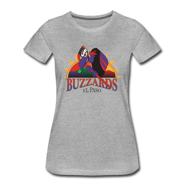 El Paso Buzzards Women's T-Shirt - heather gray
