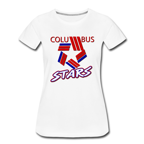 Columbus Stars Women’s T-Shirt - white