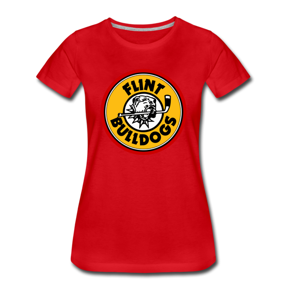 Flint Bulldogs Women's T-Shirt - red