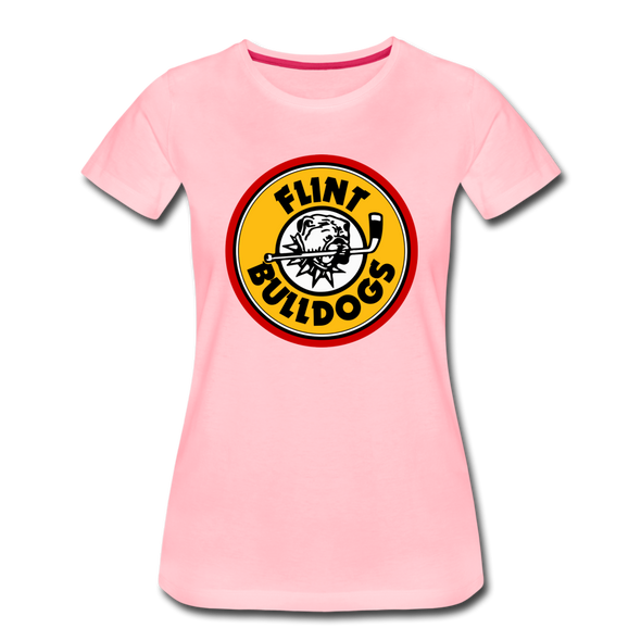 Flint Bulldogs Women's T-Shirt - pink