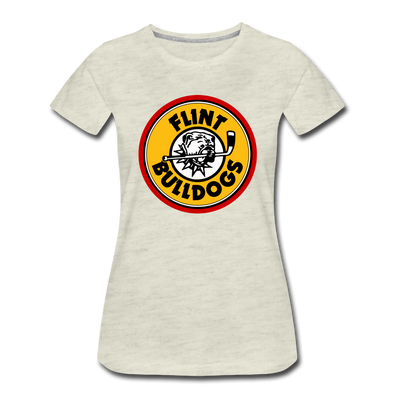 Flint Bulldogs Women's T-Shirt - heather oatmeal