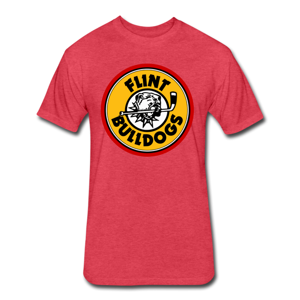 Flint Bulldogs T-Shirt (Premium Tall 60/40) - heather red