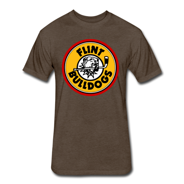 Flint Bulldogs T-Shirt (Premium Tall 60/40) - heather espresso