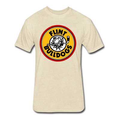 Flint Bulldogs T-Shirt (Premium Tall 60/40) - heather cream