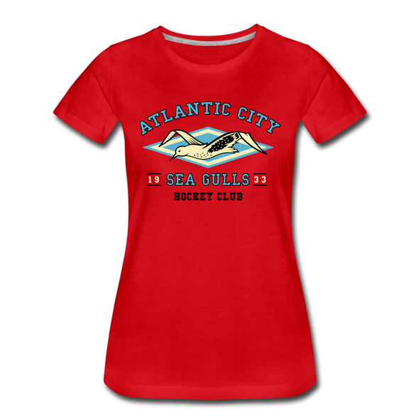 Atlantic City Sea Gulls Women’s T-Shirt - red