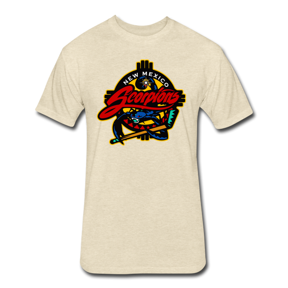 New Mexico Scorpions T-Shirt (Premium Tall 60/40) - heather cream