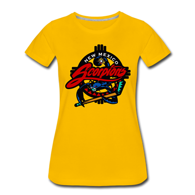 New Mexico Scorpions Women's T-Shirt - sun yellow
