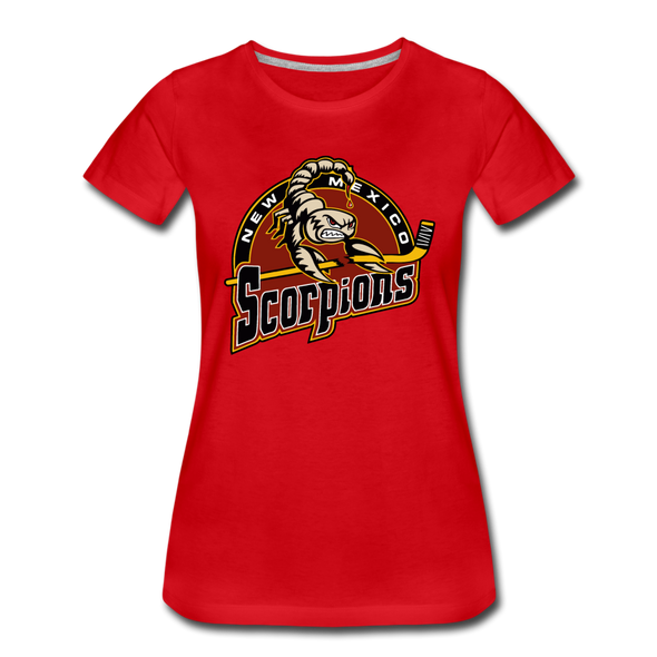 New Mexico Scorpions 2000s Women's T-Shirt - red