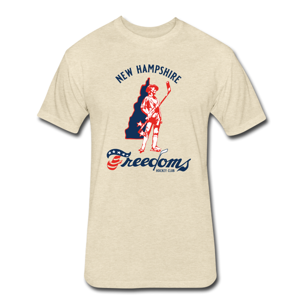 New Hampshire Freedoms T-Shirt (Premium Tall 60/40) - heather cream