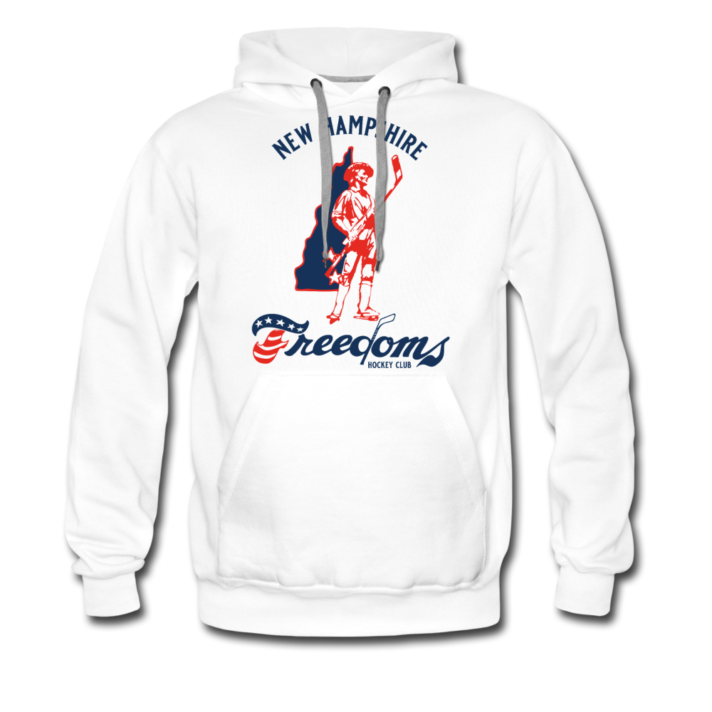 New Hampshire Freedoms Hoodie (Premium) - white
