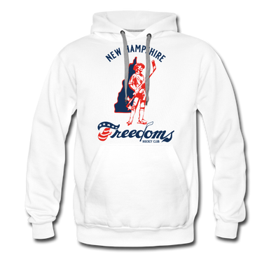 New Hampshire Freedoms Hoodie (Premium) - white