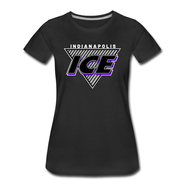 Indianapolis Ice Triangle Women's T-Shirt - black