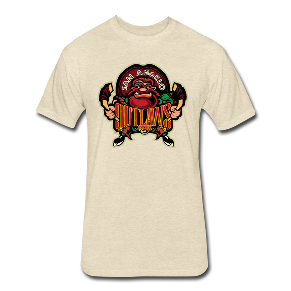 San Angelo Outlaws T-Shirt (Premium Tall 60/40) - heather cream