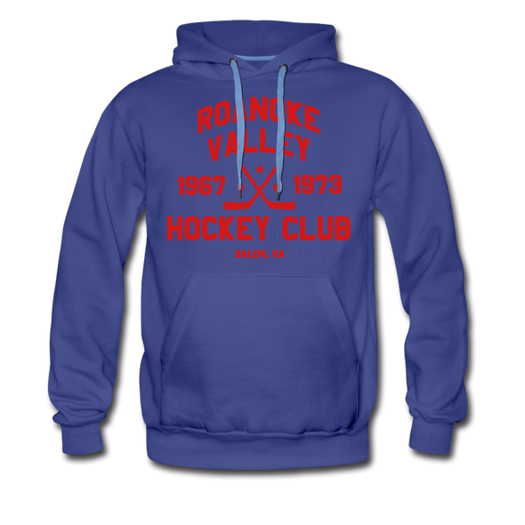 Roanoke Valley Hockey Club Hoodie (Premium) - royalblue