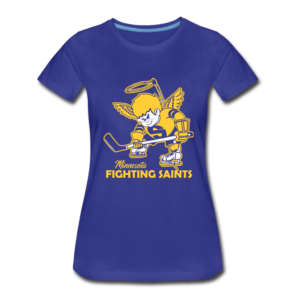 Minnesota Fighting Saints Alt Women's T-Shirt - royal blue