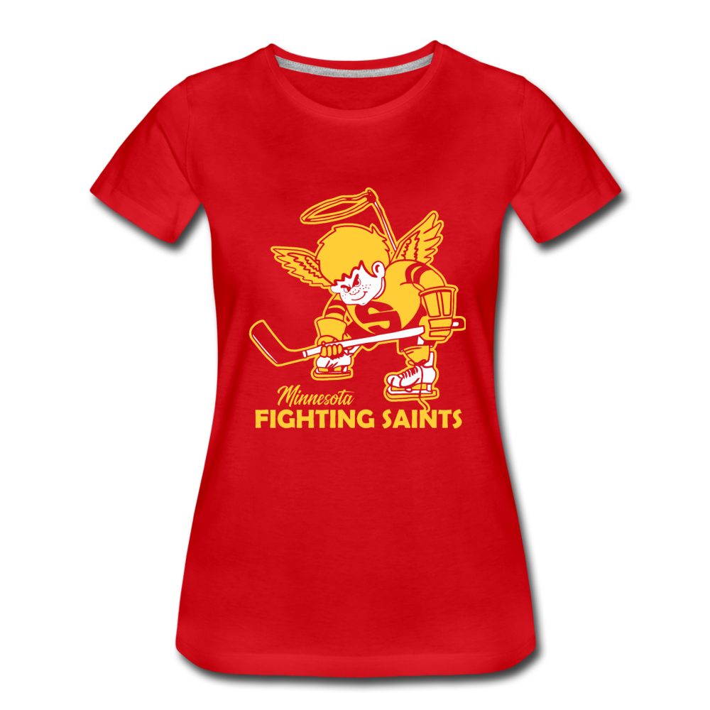 Minnesota Fighting Saints Alt Women's T-Shirt - red