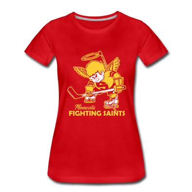 Minnesota Fighting Saints Alt Women's T-Shirt - red