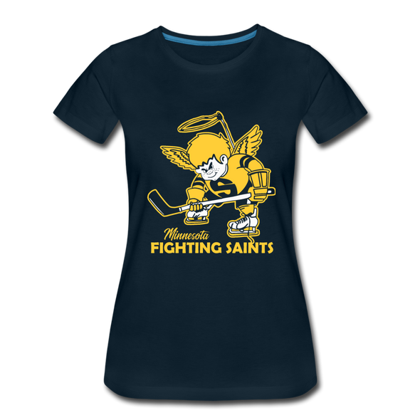 Minnesota Fighting Saints Alt Women's T-Shirt - deep navy
