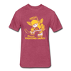 Minnesota Fighting Saints Alt T-Shirt (Premium Tall 60/40) - heather burgundy