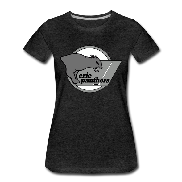 Erie Panthers Women’s T-Shirt - charcoal gray