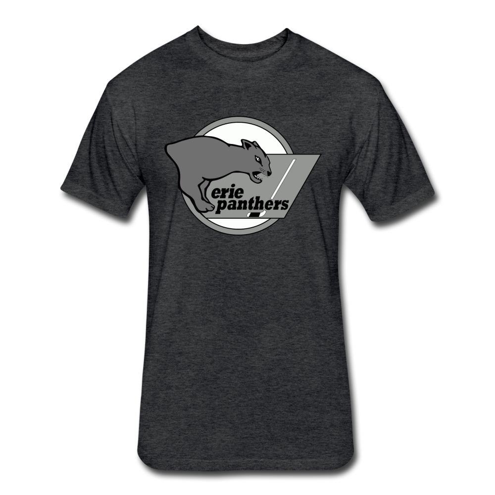Erie Panthers T-Shirt (Premium Tall 60/40) - heather black