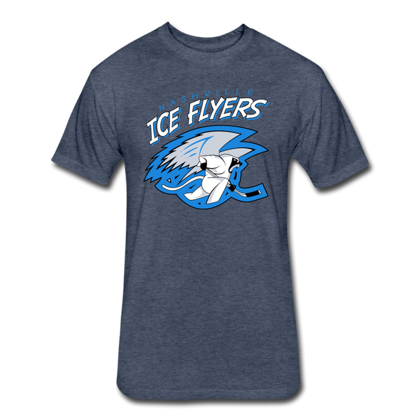 Nashville Ice Flyers T-Shirt (Premium Tall 60/40) - heather navy