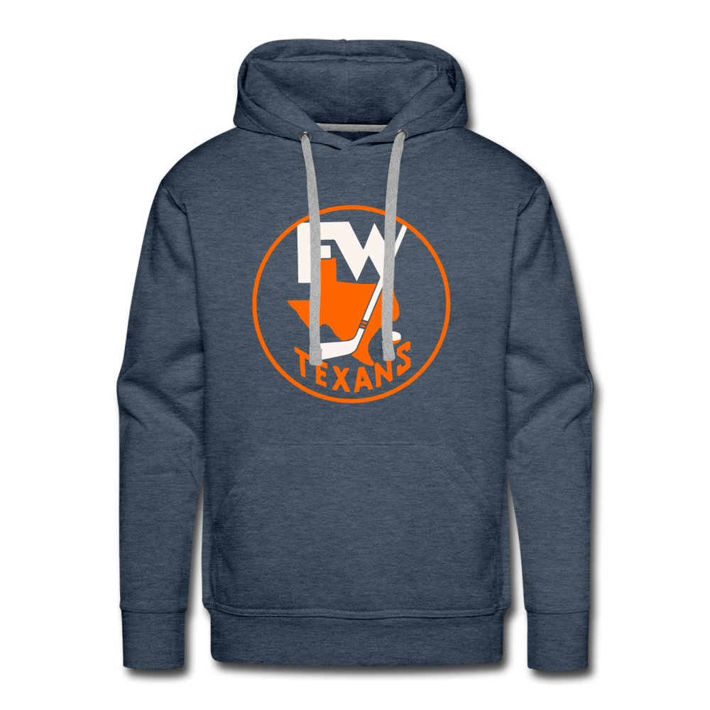 Fort Worth Texans Hoodie (Premium) - heather denim